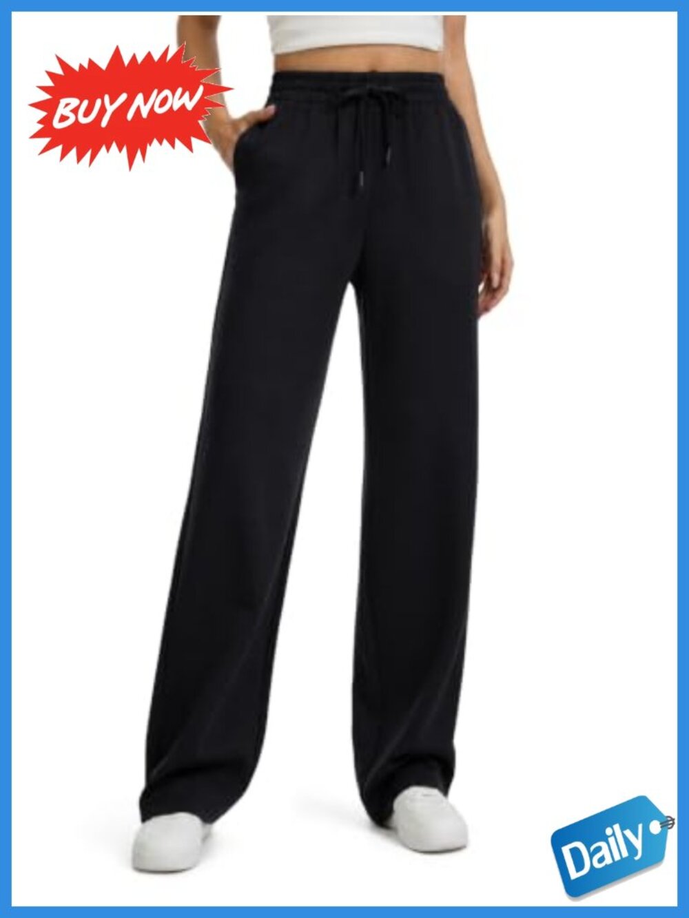 Womens Tall Sweatpants 32 34 36 Inseam Wide Leg Lounge Pants